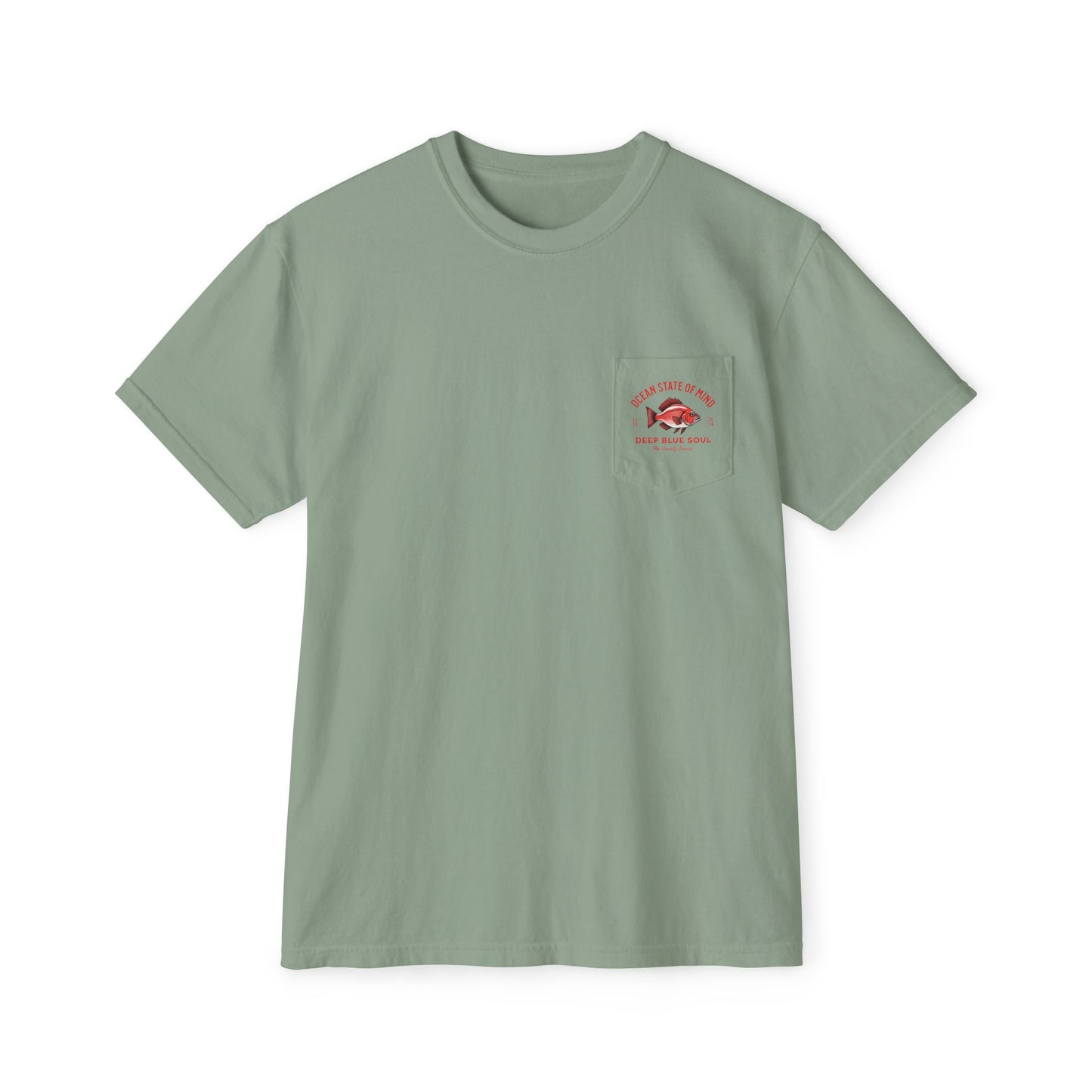 Red Fish - Pocket T-Shirt